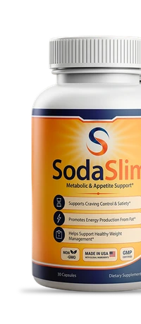 SodaSlim metabolism and energy support supplement bottle